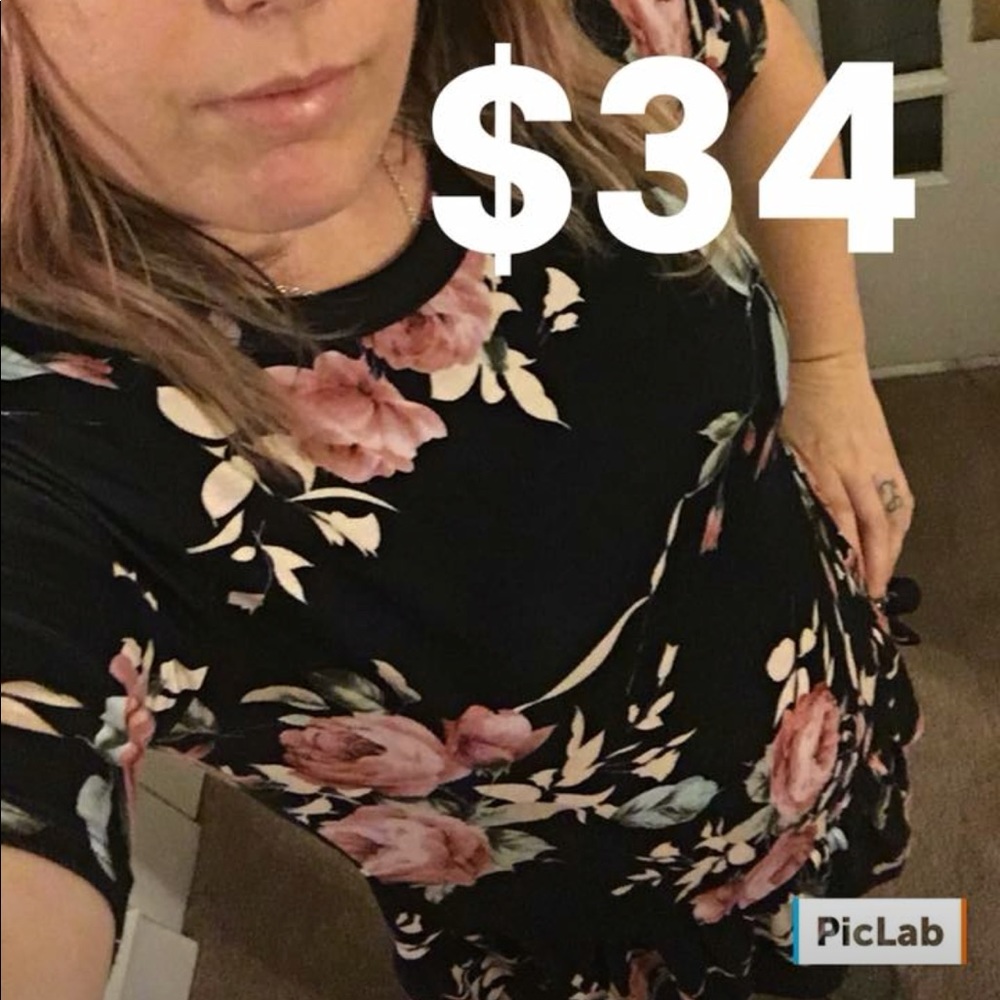 Peplum floral top